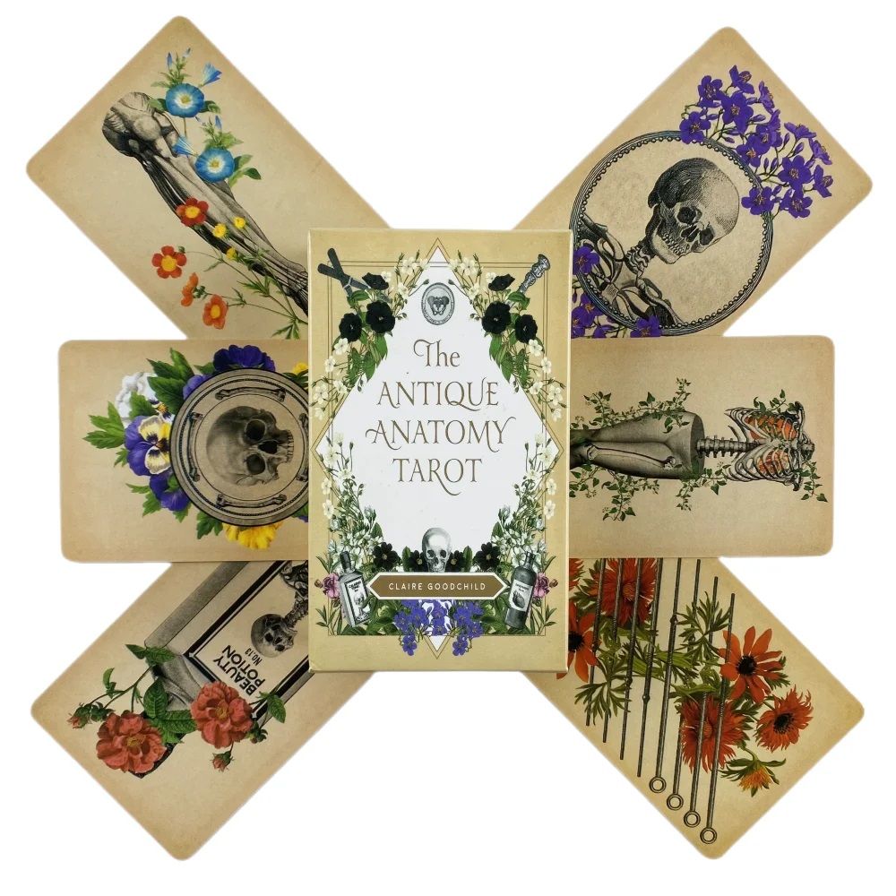 Card Game Deck - Cartas de tarô de anatomia antiga,