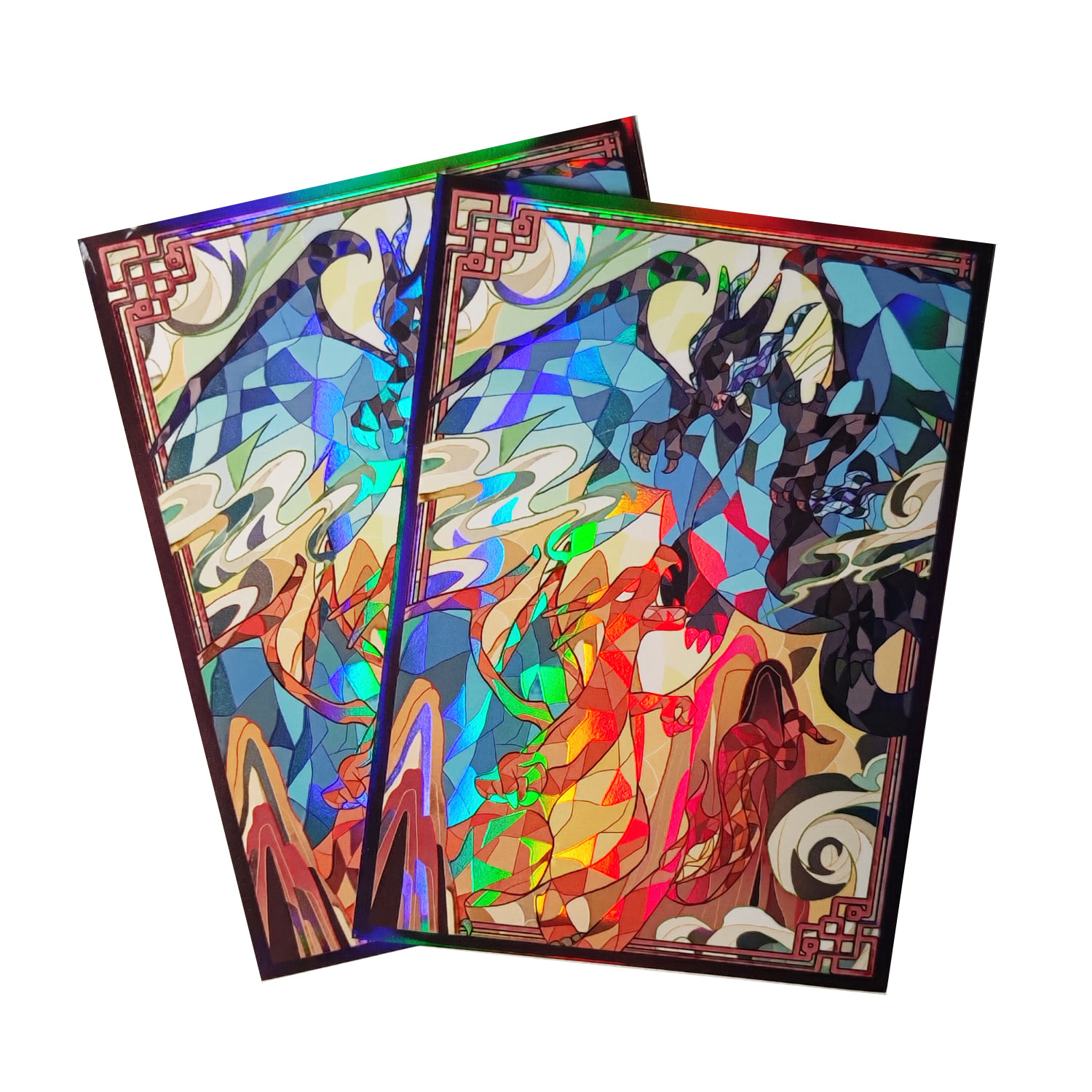 Board Game Illustrator - Mangas de cartão holo 60ct 66x91mm,