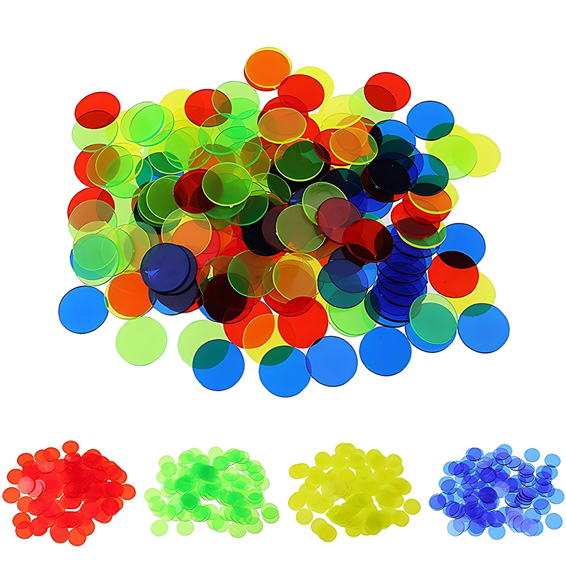 Board Game With Chips - 100/200 peças 19mm chip de contagem