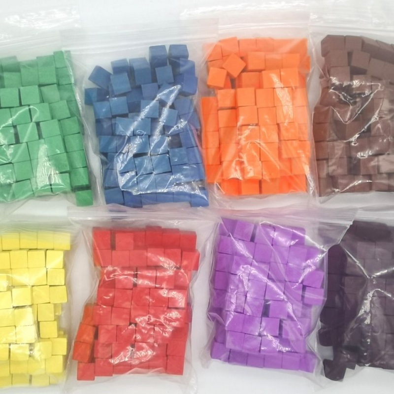 100 unidades/lotes 10mm cubos  - Board Game Impostor avaliação e preço