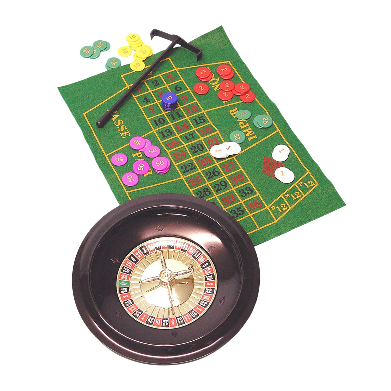 Roda de roleta de 10 polegadas - Board Game With Chips avaliação e preço