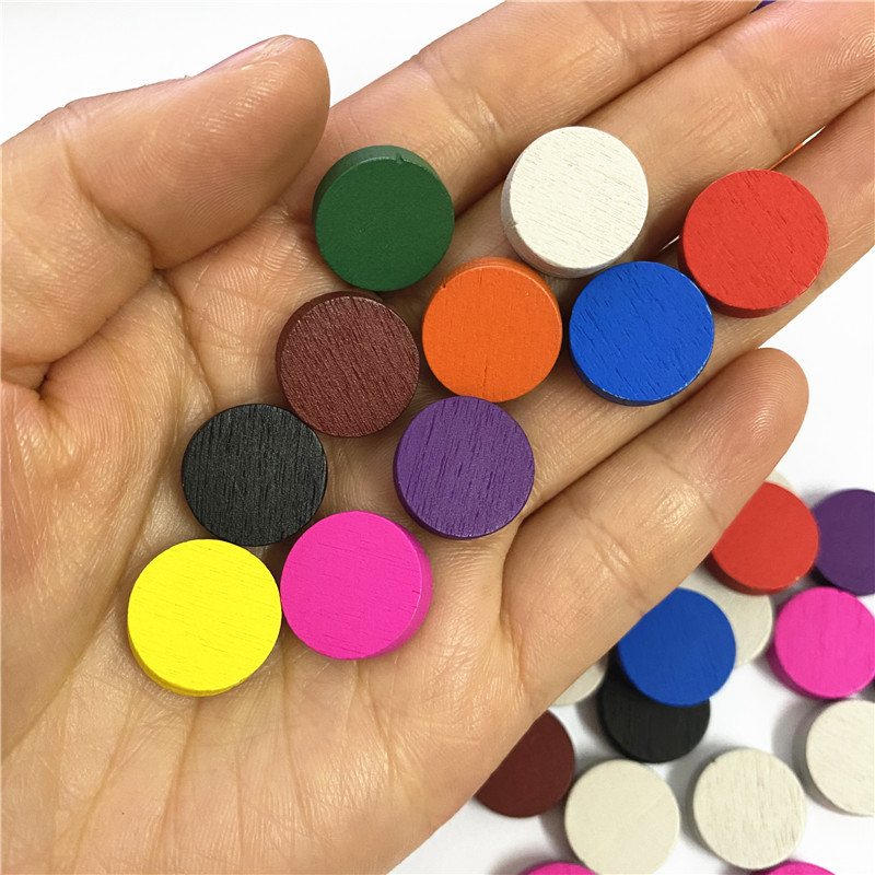 50 peças 15*5mm 11 cores disco - Board Game Impostor avaliação e preço