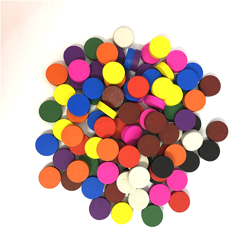 50 peças 15*5mm 11 cores disco - Board Game Impostor avaliação e preço