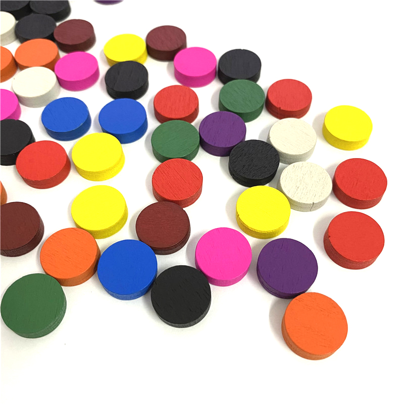 50 peças 15*5mm 11 cores disco - Board Game Impostor avaliação e preço