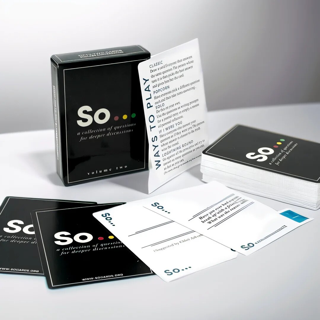 Cartas jogo de tabuleiro conve - Board Game Question avaliação e preço