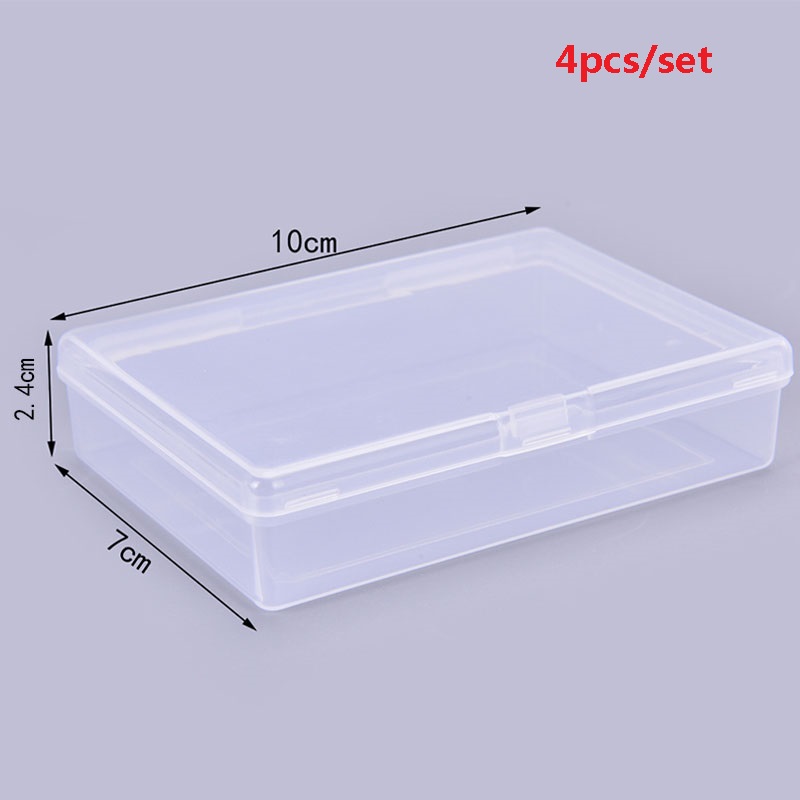 4 pces 10*7*2.4cm transparente - Board Game With Chips avaliação e preço