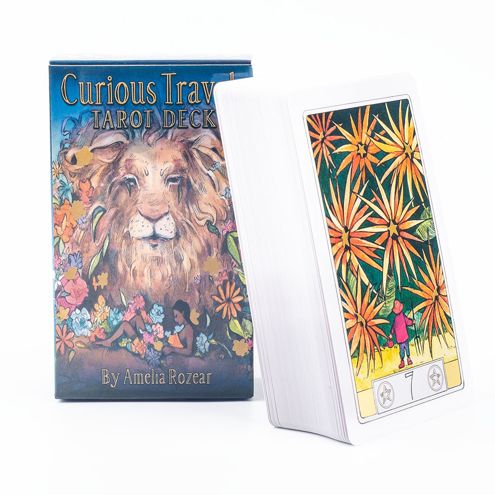 Curioso viagens tarô 10.3*6cm  - Board Game Illustrator avaliação e preço