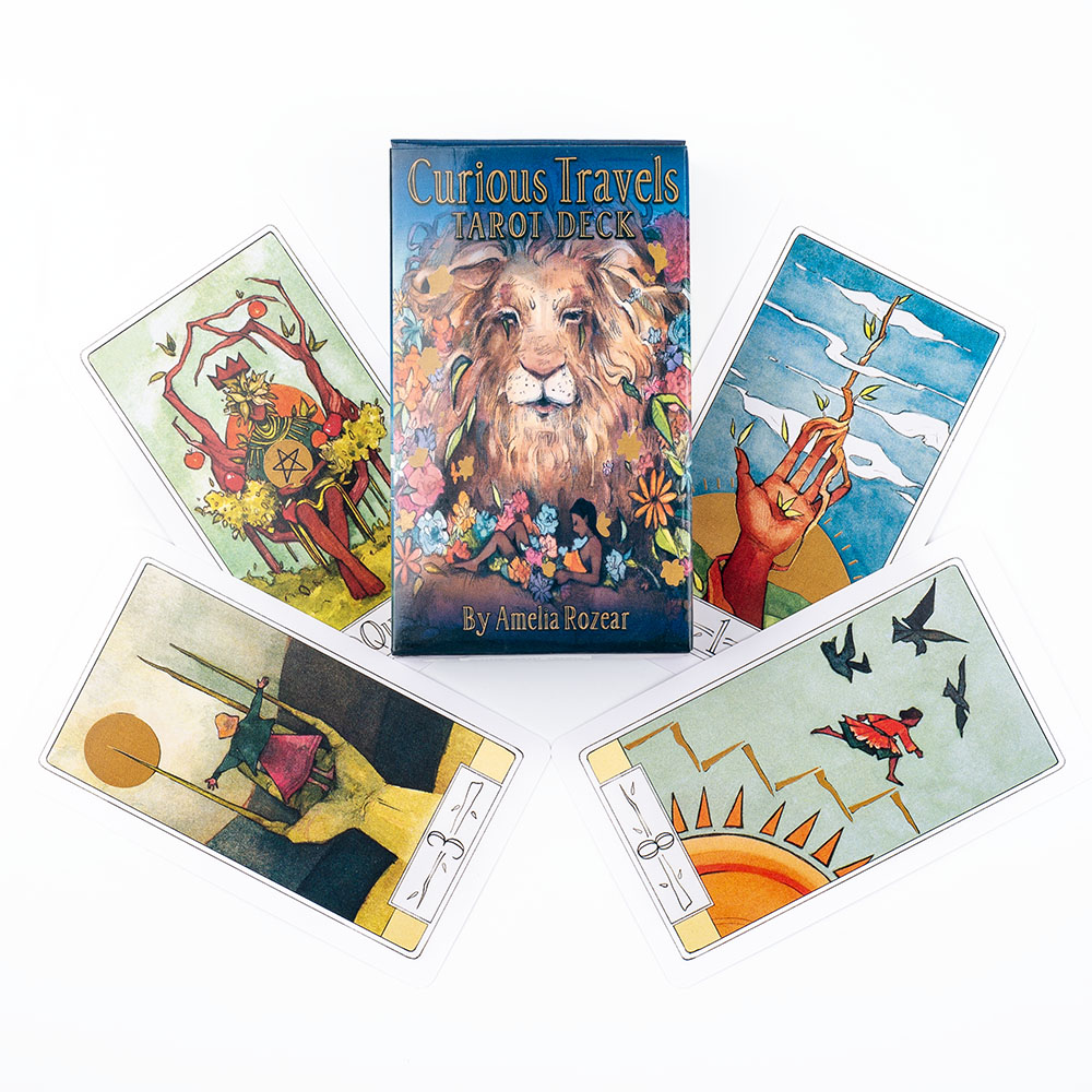 Curioso viagens tarô 10.3*6cm  - Board Game Illustrator avaliação e preço